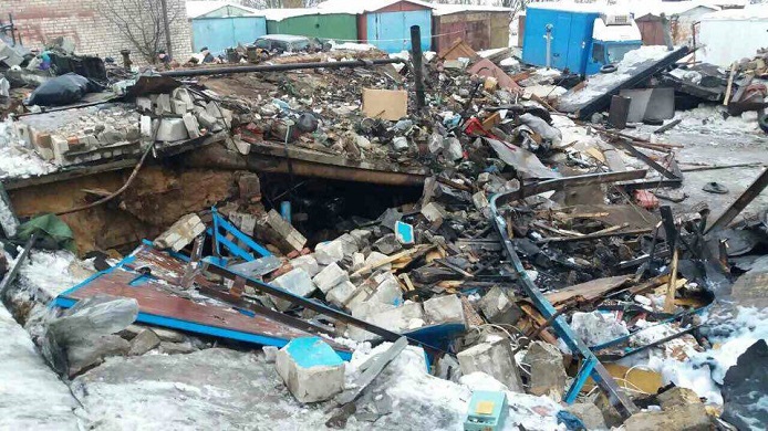 Па факце выбуху ў гаражным кааператыве распачалі крымінальную справу 