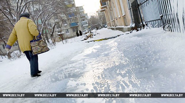 За месяц галалёдныя траўмы ў Мінску атрымалі 388 чалавек
