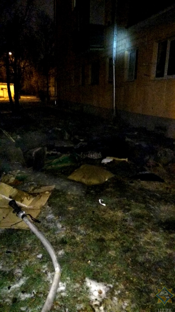 Уначы ў Мінску падчас пажару загінулі два чалавекі