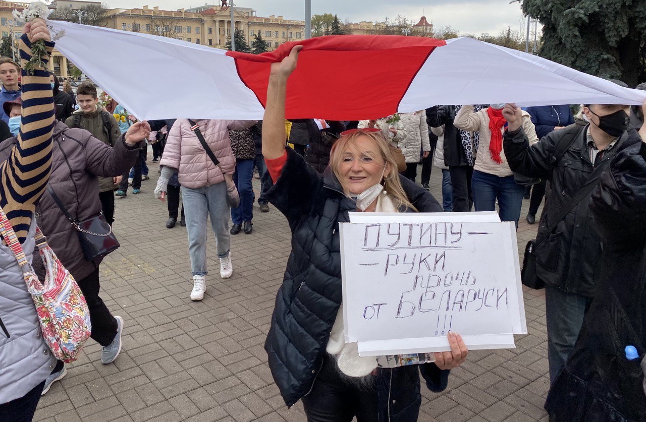 У Мінску да Маршу пенсіянераў далучыліся студэнты