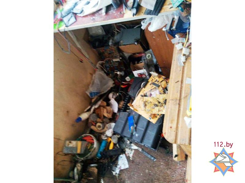 Мінчук, які рабіў феерверк на балконе, атрымаў 50% апёкаў цела. Фота