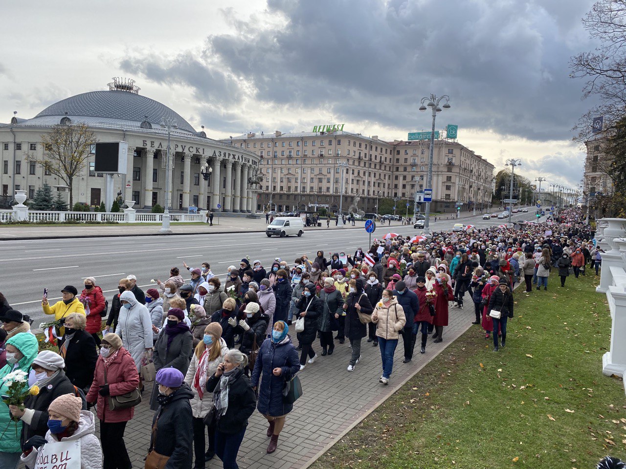 У Мінску прайшоў трэці “Марш пенсіянераў”
