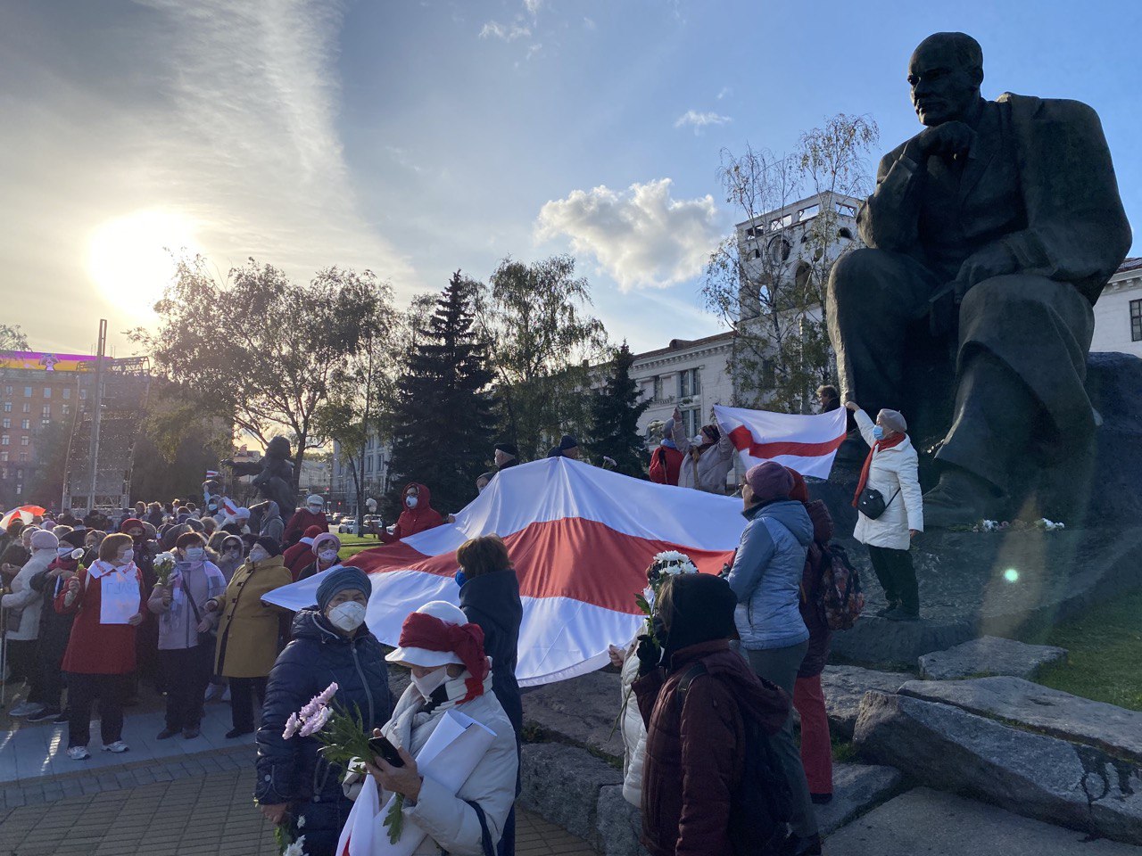 У Мінску прайшоў трэці “Марш пенсіянераў”