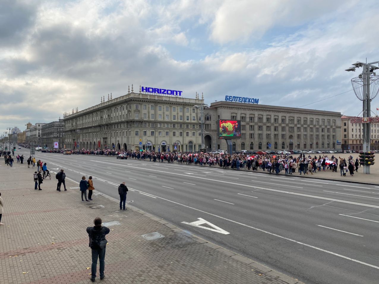 У Мінску да Маршу пенсіянераў далучыліся студэнты