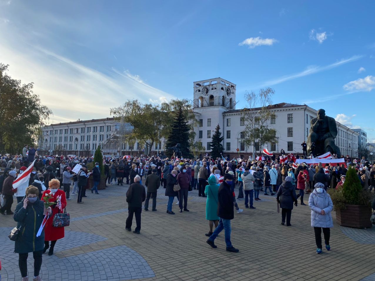 У Мінску прайшоў трэці “Марш пенсіянераў”