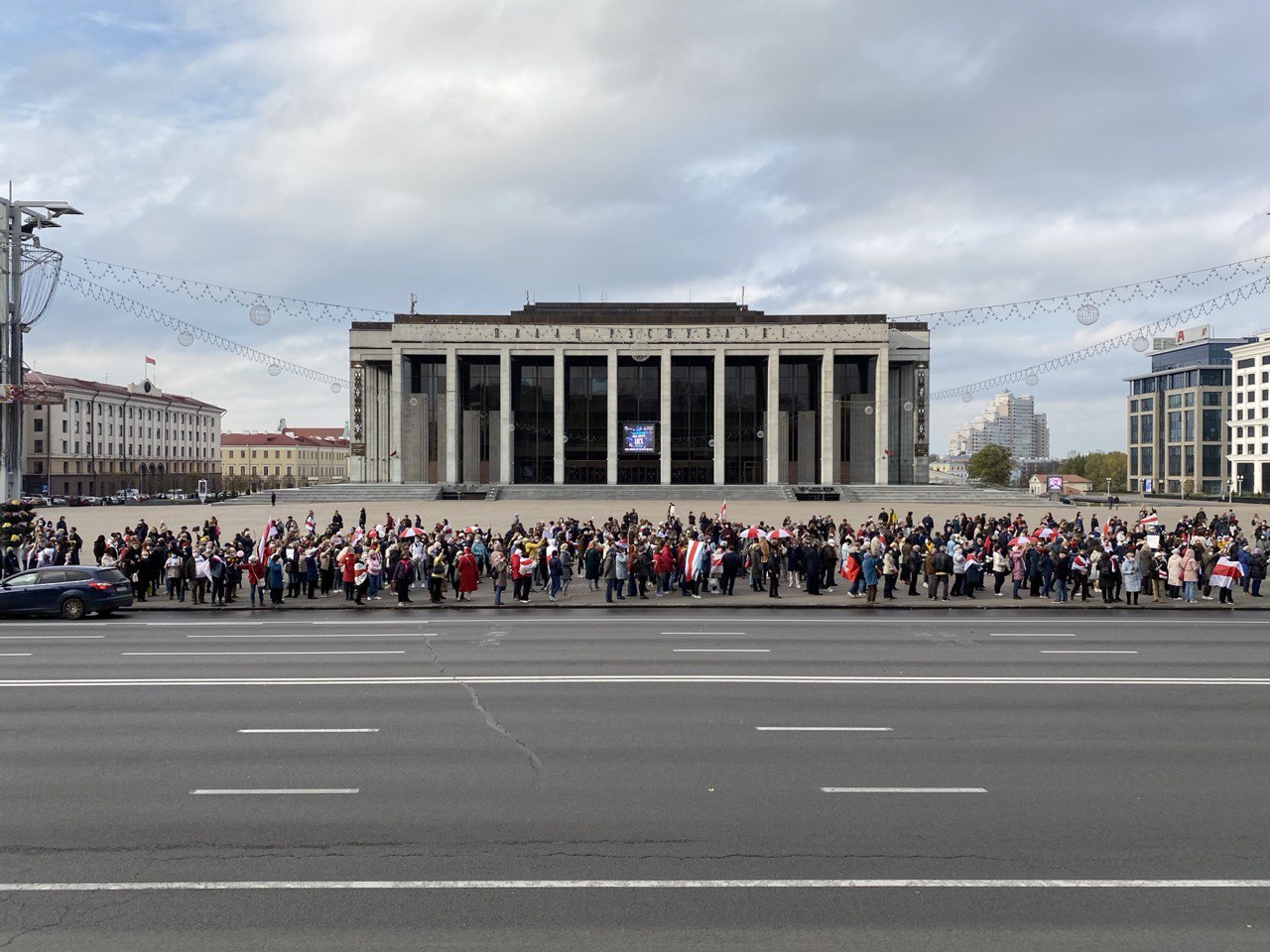 У Мінску да Маршу пенсіянераў далучыліся студэнты