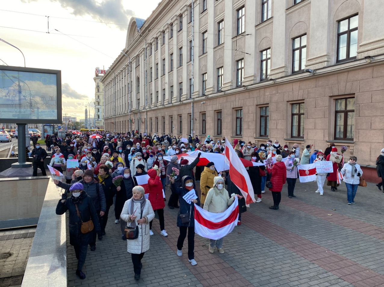 У Мінску прайшоў трэці “Марш пенсіянераў”