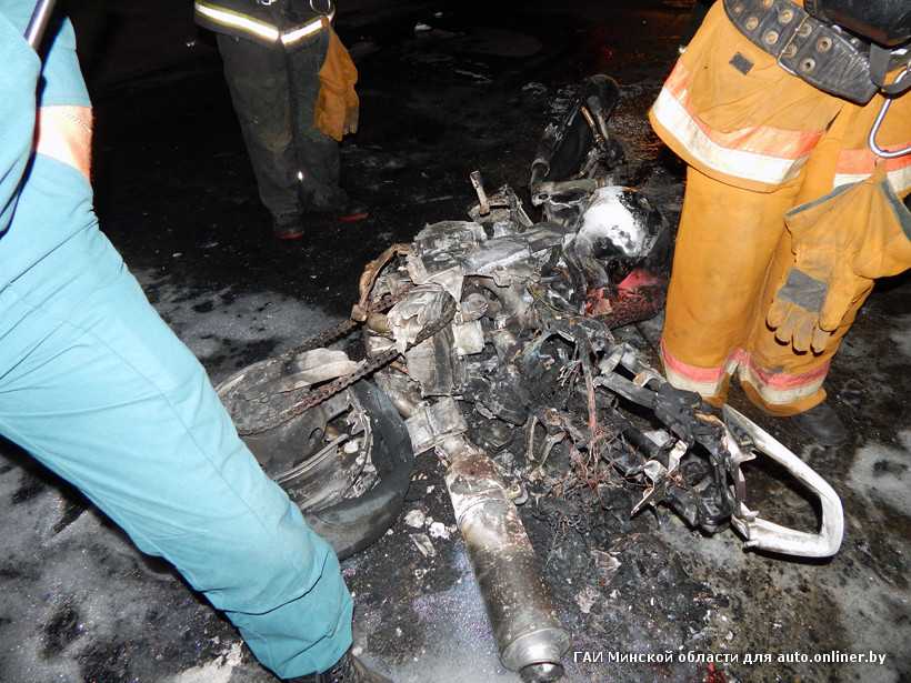 На працягу гадзіны ў розных гарадах Беларусі загінулі два байкеры