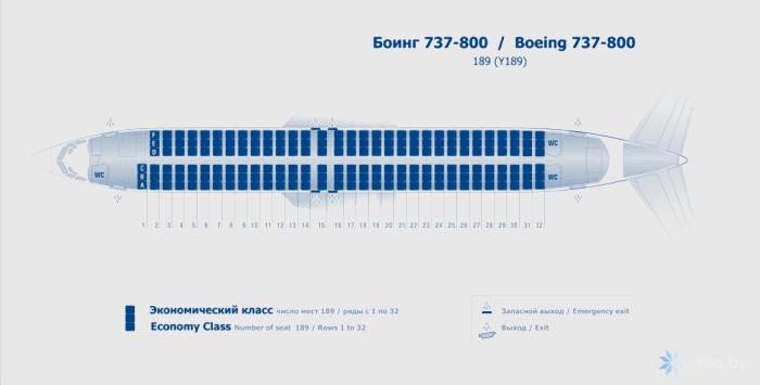 У Мінск ляціць новы Boeing кампаніі “Белавія”