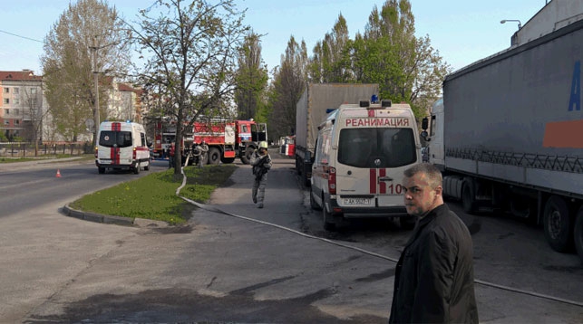 На “Брэстбытхіме” няштатная сітуацыя: уцечка хімічных рэчываў