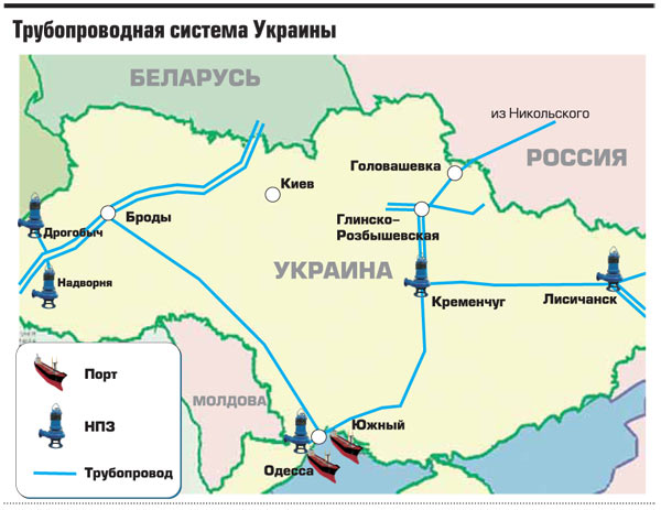 Эксперт: Каб запусціць трубу "Адэса — Броды", трэба ў 6 разоў больш нафты
