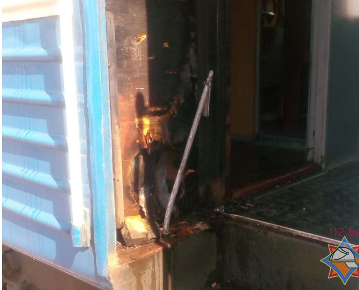 У Івацэвічах гарэў пасажырскі цягнік "Мінск-Брэст"