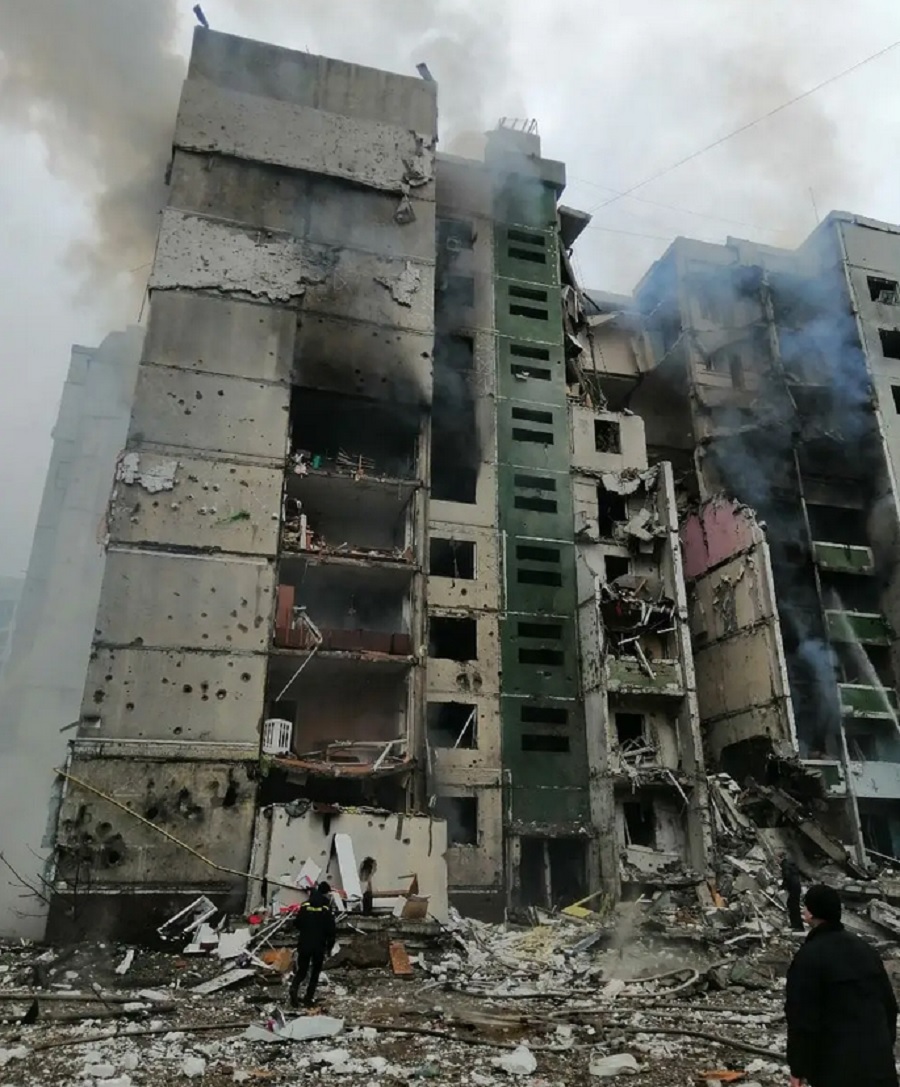 У выніку налёту расійскай авіяцыі ў Чарнігаве загінулі 47 чалавек