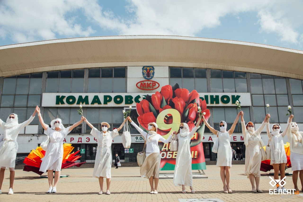 Каля Камароўскага рынку ў Мінску прайшла вулічная акцыя