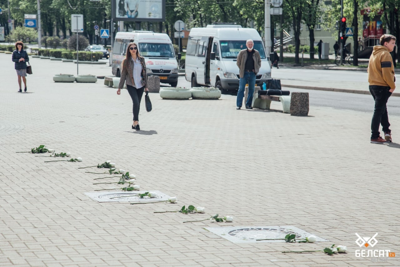 Каля Камароўскага рынку ў Мінску прайшла вулічная акцыя