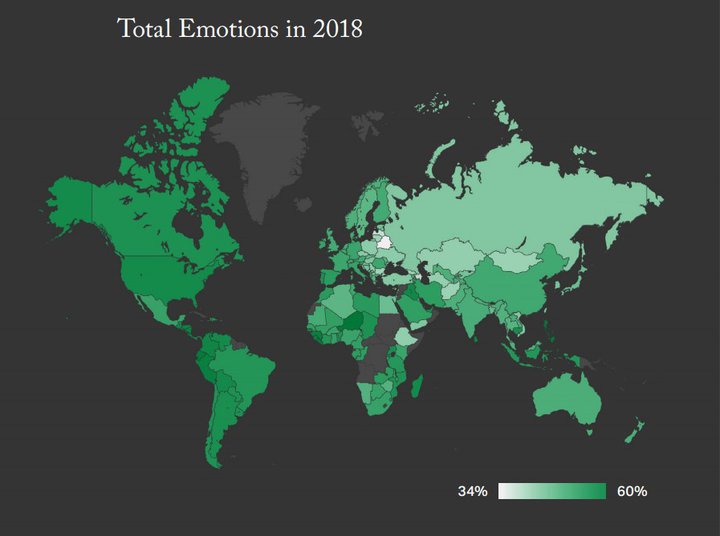 Белая пляма на карце свету: беларусы — самая неэмацыйная нацыя