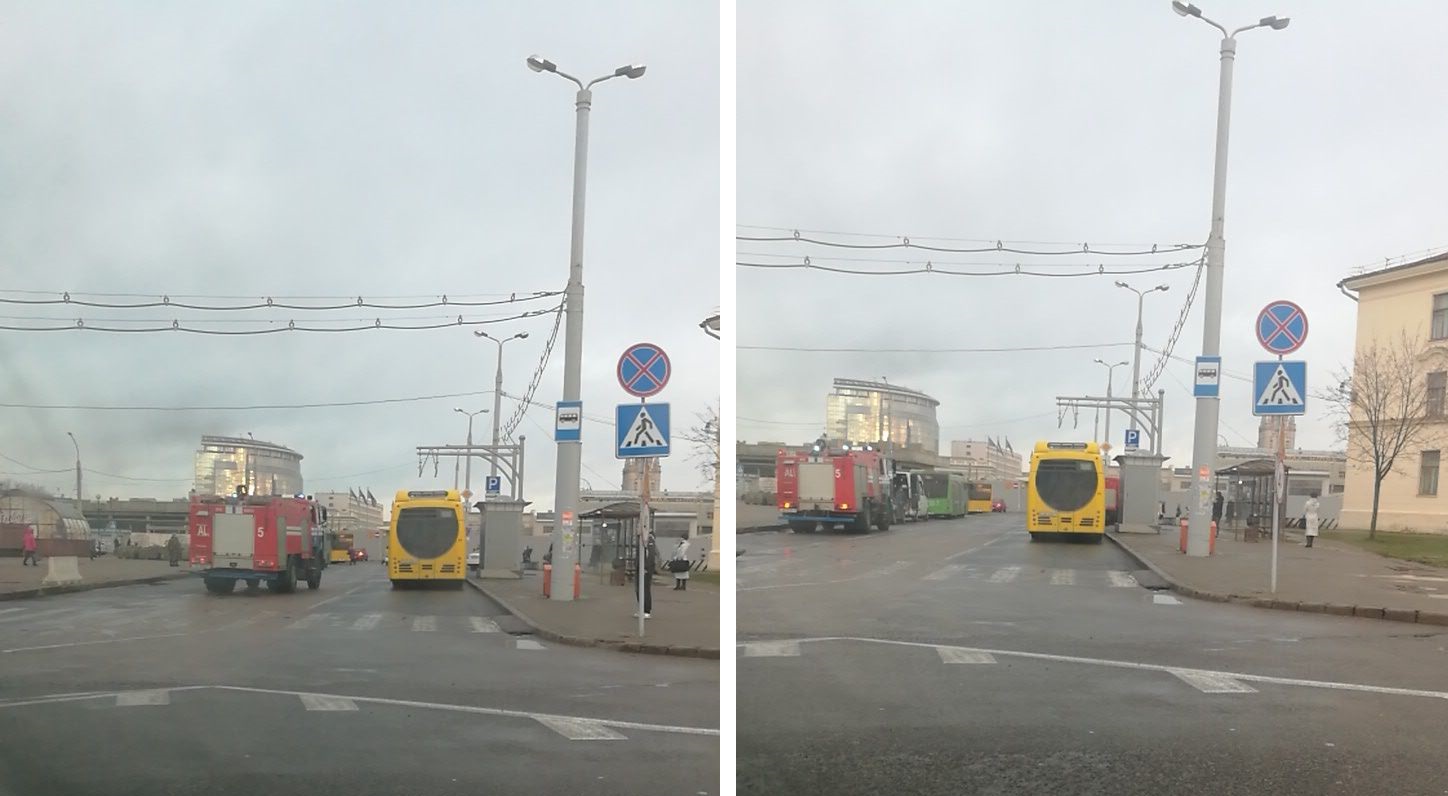 У Мінску загарэўся чарговы электробус