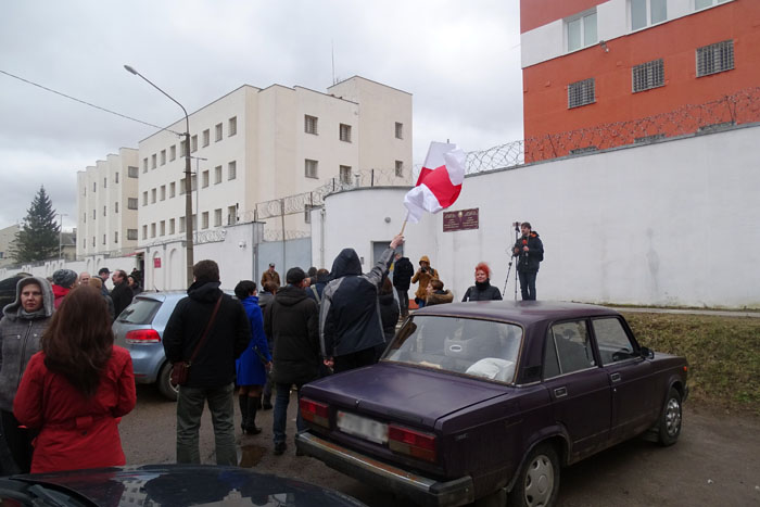 Сяргея Пальчэўскага з Акрэсціна вывезлі ў Першамайскі РУУС, адтуль яго адпусцілі