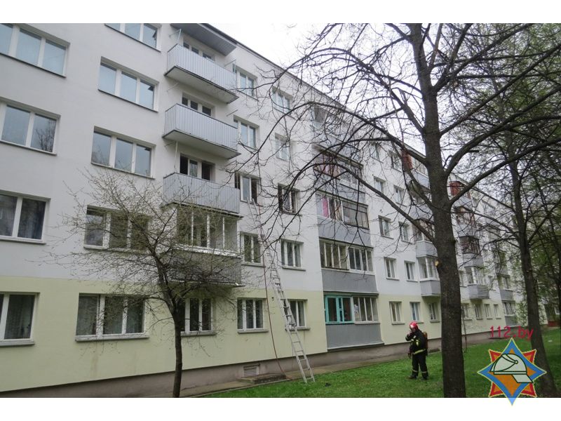 У Мінску на пажары загінула пенсіянерка