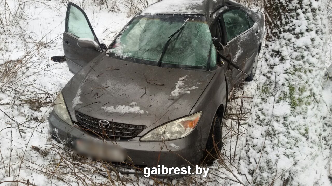 У ДТЗ у Камянецкім раёне загінуў кіроўца "Таёты"