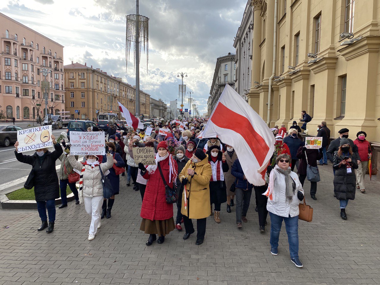 У Мінску прайшоў трэці “Марш пенсіянераў”