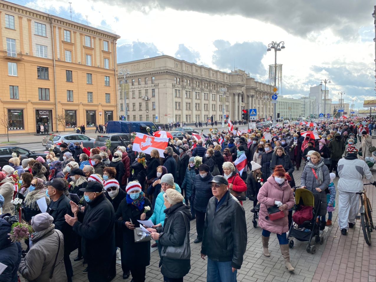 У Мінску прайшоў трэці “Марш пенсіянераў”
