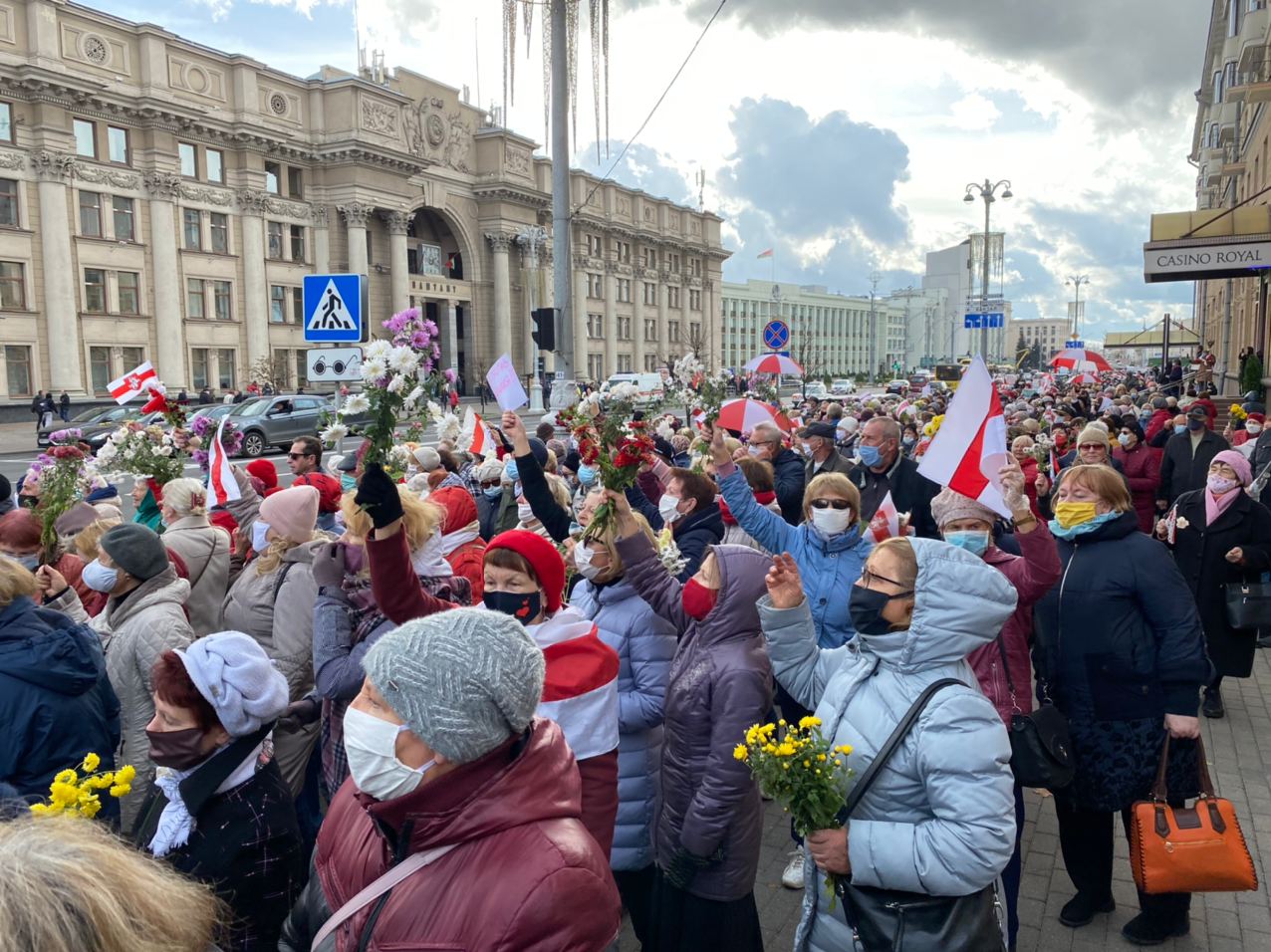 У Мінску прайшоў трэці “Марш пенсіянераў”