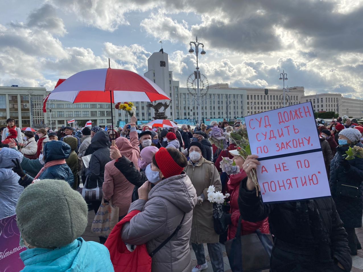 У Мінску прайшоў трэці “Марш пенсіянераў”