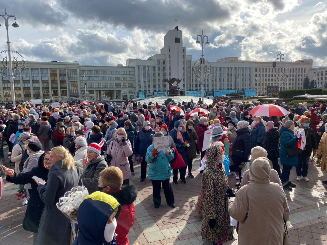 У Мінску прайшоў трэці “Марш пенсіянераў”