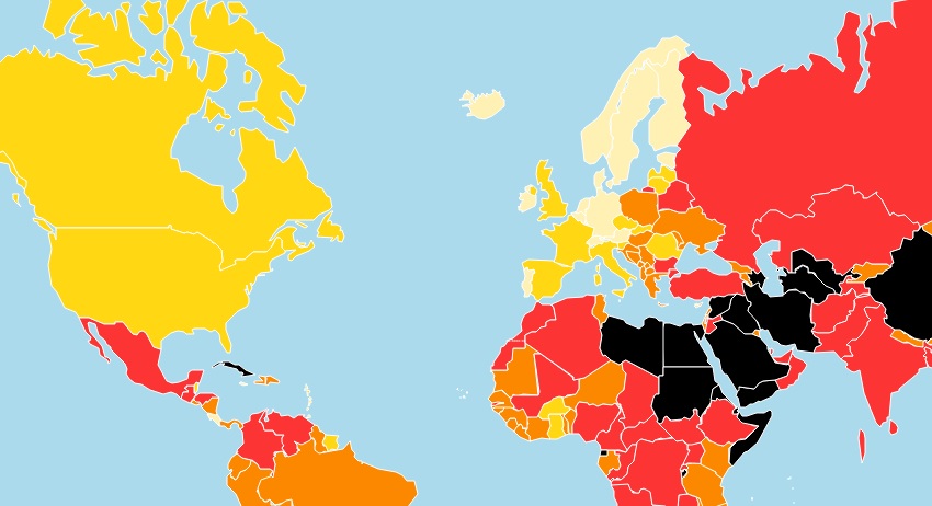 У рэйтынгу свабоды слова Беларусь апусцілася на 155-е месца