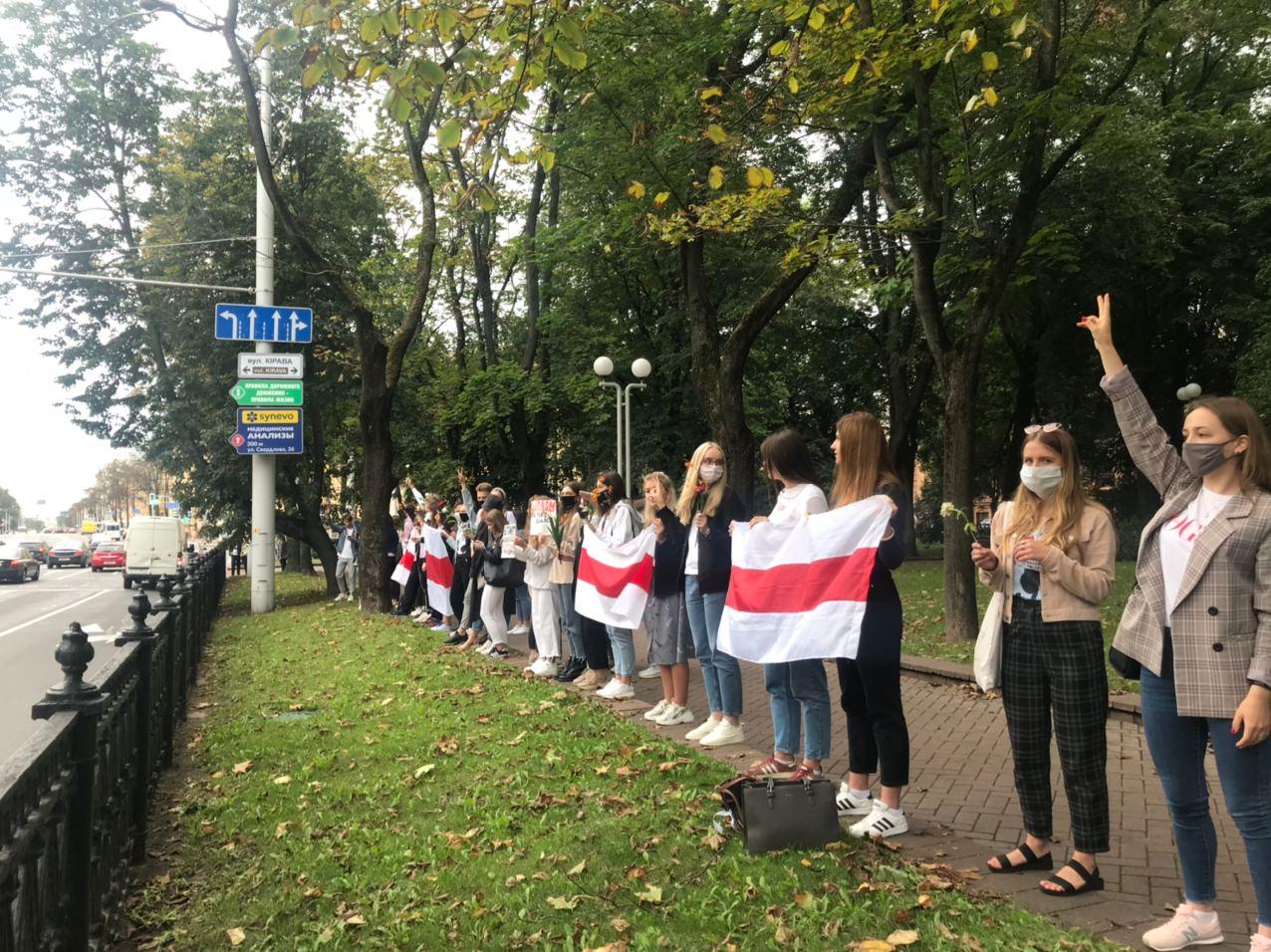 "Саша, ты адлічаны!" — студэнты сталічных ВНУ выйшлі на пратэст у Дзень ведаў