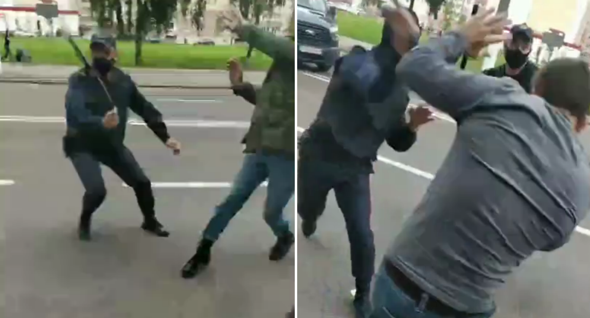 В Витебске протестующие отбивали своих у силовиков, начато уголовное дело