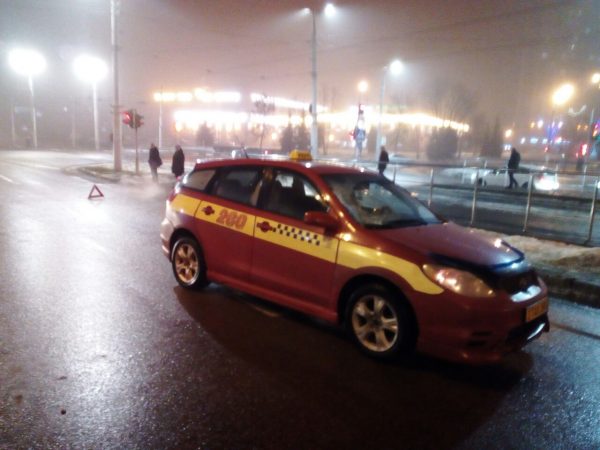 Віцебская таксоўка збіла школьніка на пешаходным пераходзе