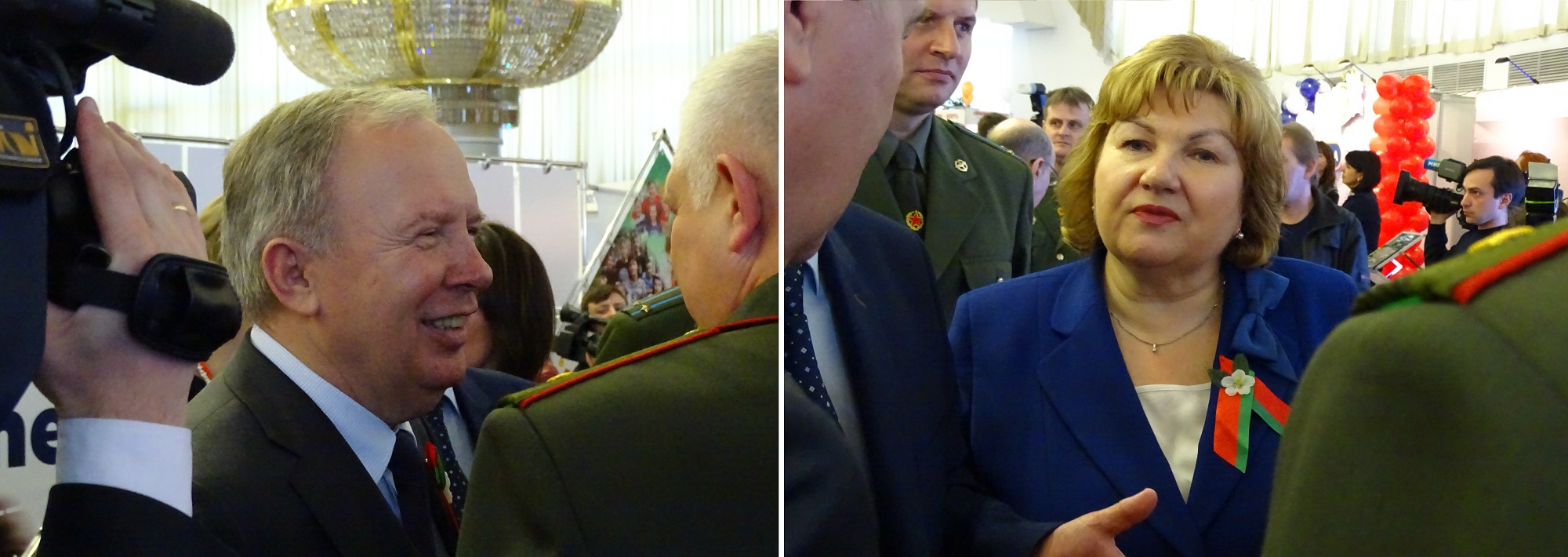 Фота: аркестр, трансформер і партызаны на выставе "СМІ ў Беларусі"
