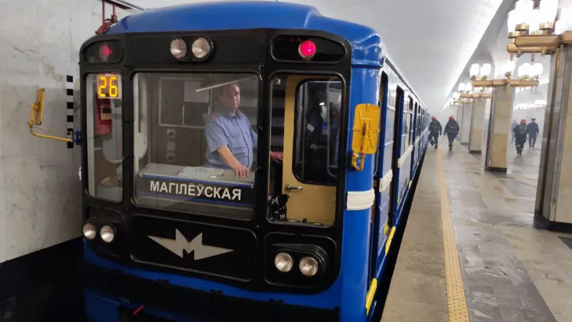 У мінскім метро прайшлі начныя вучэнні