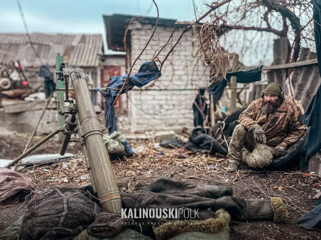 З'явіліся здымкі каліноўцаў, якія ўдзельнічаюць у абароне Пакроўска