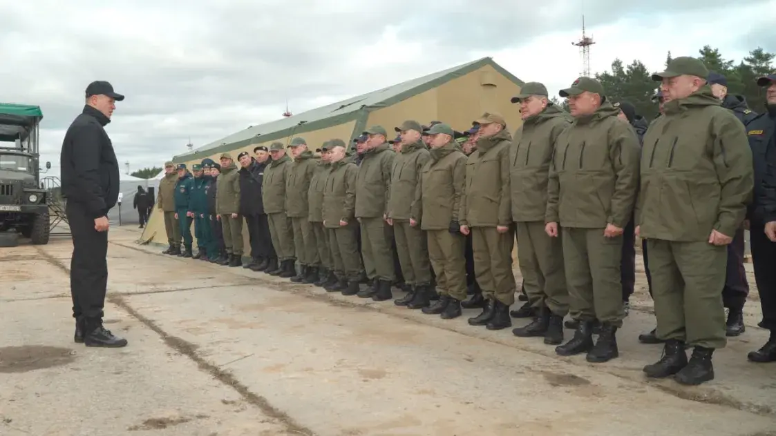 У Мінску міліцыя вучылася адбіваць атаку "ўзброенага праціўніка"