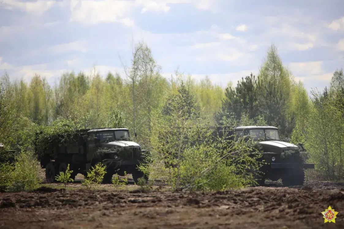 Беларускія вайскоўцы адпрацоўваюць задачы па размініраванні мясцовасці