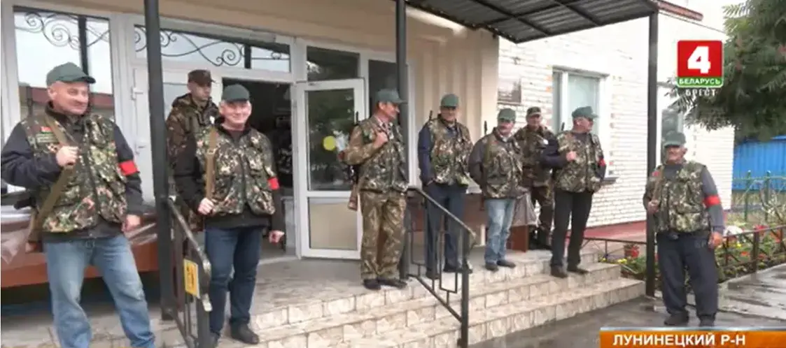 Лунінецкае "народнае апалчэнне" рыхтуецца да вайны з NATO