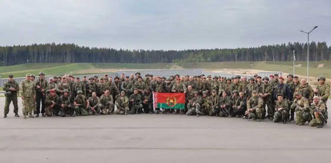 Палкоўнік Паўлічэнка трэніраваўся з ветэранамі спецназу