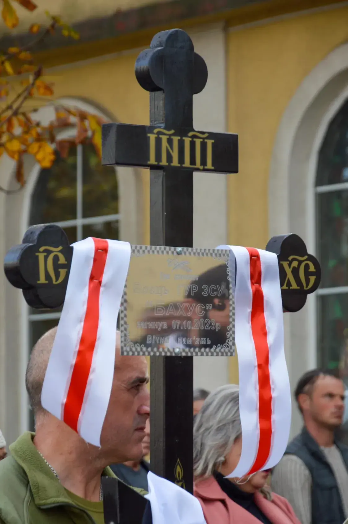 Ва Украіне развіталіся з загінулым беларускім добраахвотнікам