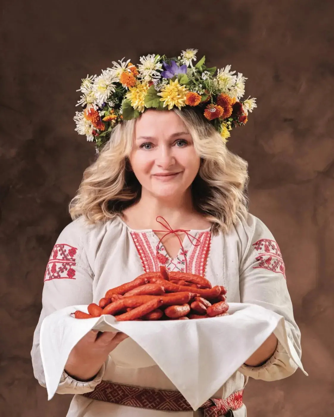 Супрацоўнікі мясакамбіната адзначылі юбілей прадпрыемства фотасесіяй