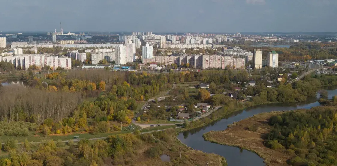Минский район Серебрянка и река Свислочь