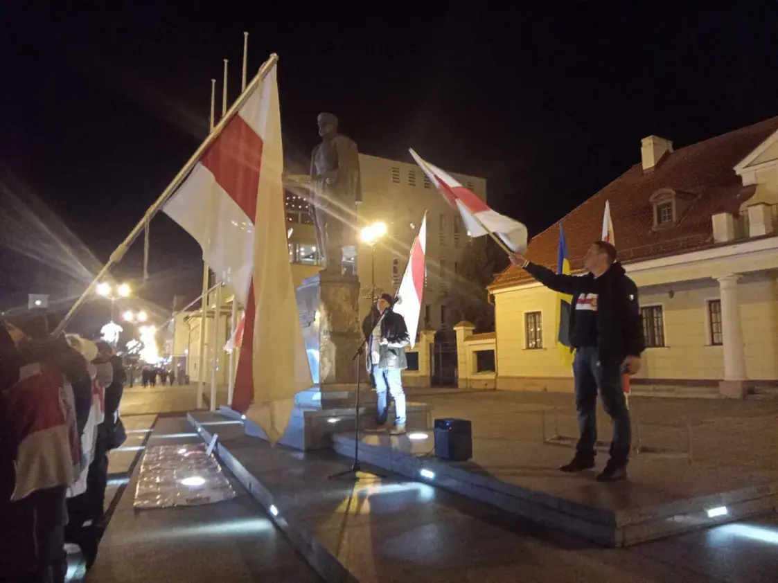 У Беластоку прайшла акцыя салідарнасці з беларускімі палітвязнямі
