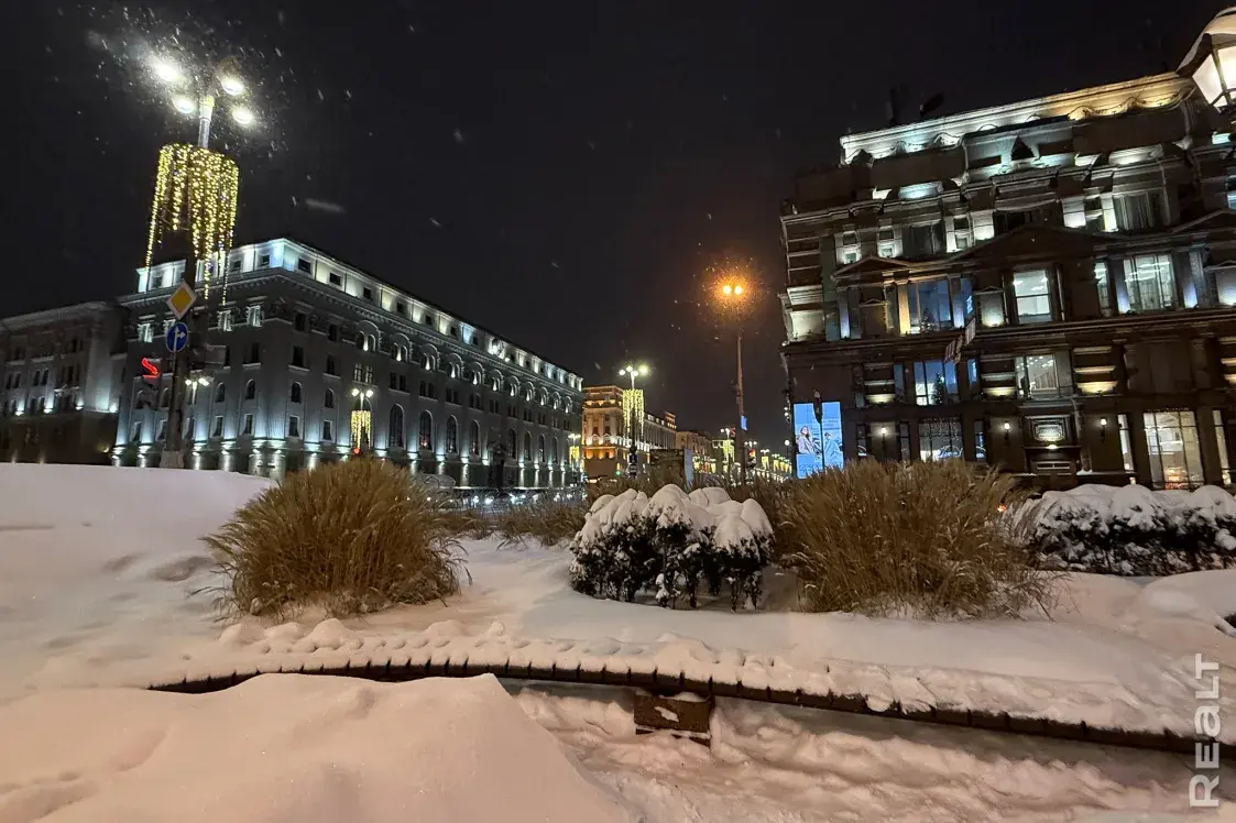 Давно такого не было: заснеженный Минск. (Почти)сказочный фотофакт