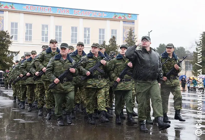 У Рагачове прайшоў "партызанскі" парад