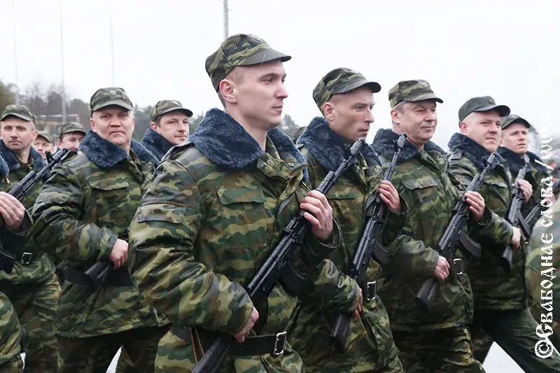 У Рагачове прайшоў "партызанскі" парад