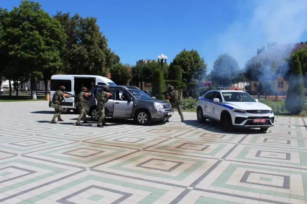У Барысаве міліцыя адпрацоўвала дзеянні "пры ўзнікненні нестандартных сітуацый"