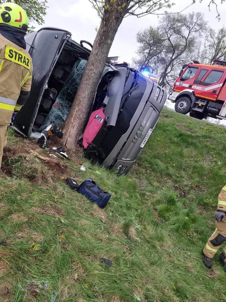 В Польше попал в ДТП автобус с белорусскими туристами 