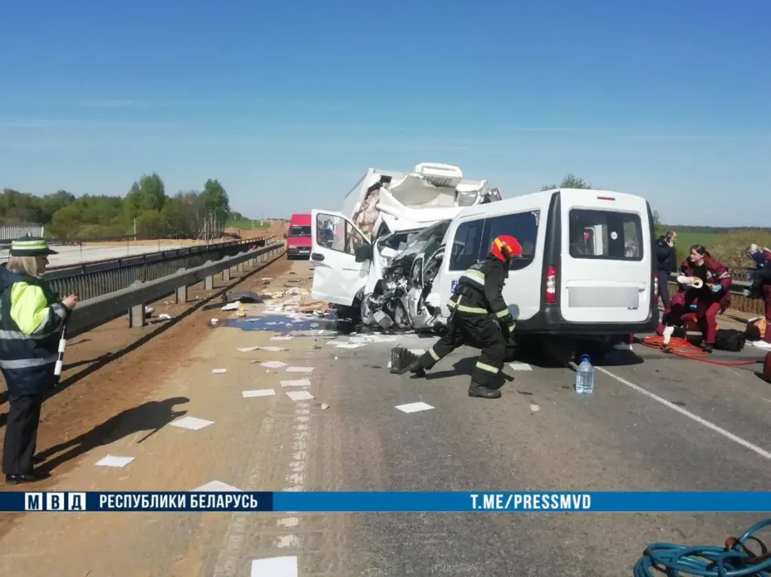 У жахлівай аварыі пад Чавусамі загінулі тры чалавекі